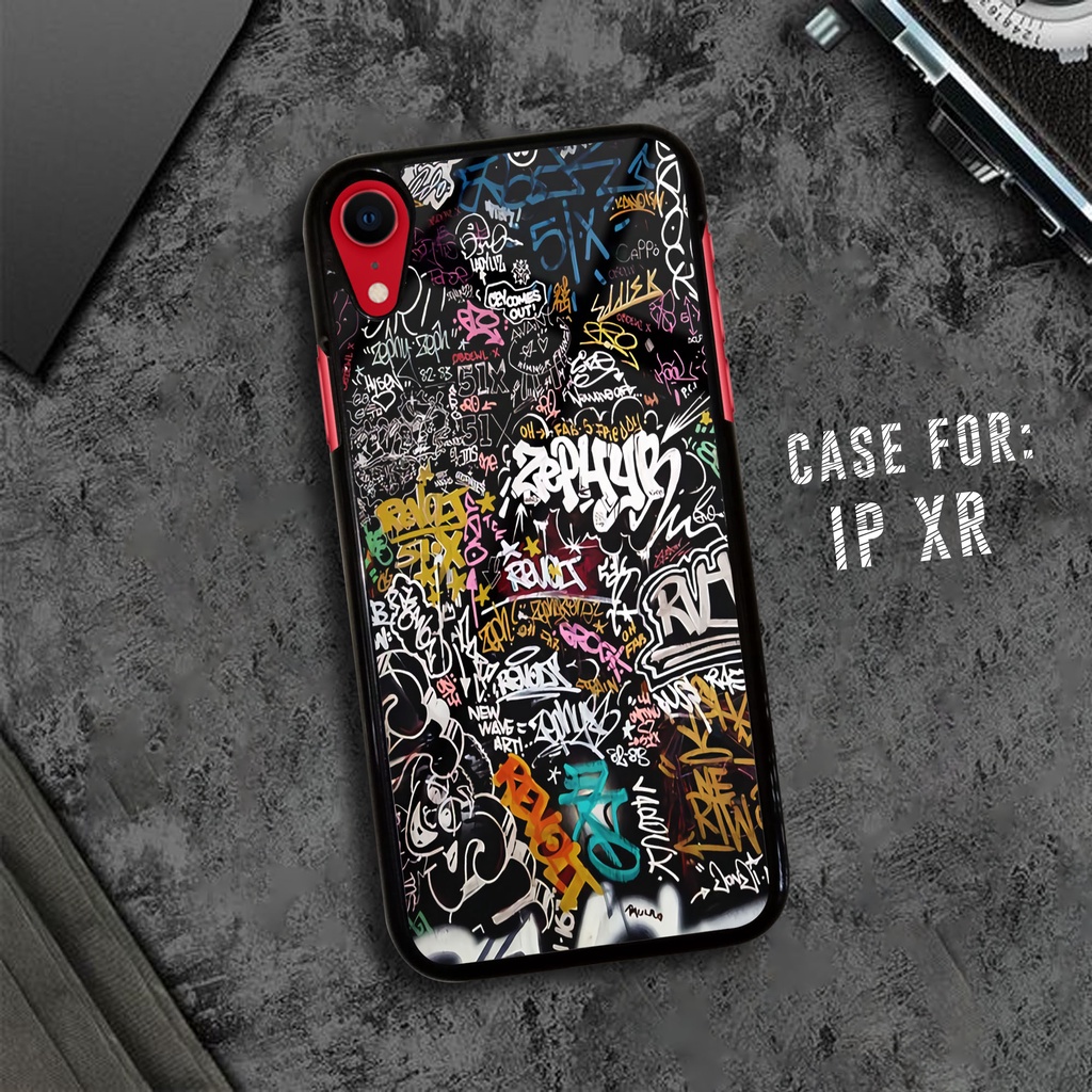 Case IPHONE XR  - Casing IPHONE XR Terbaru [ GRAFITY ] Silikon IPHONE XR - Case Hp IPHONE XR - Cassi