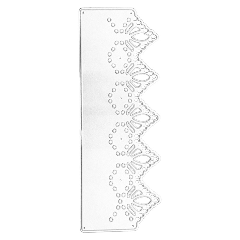 Cetakan Stensil Cutting Dies Motif Macrame Bahan Metal Untuk Scrapbook / Craft Handmade