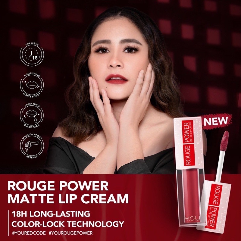 YOU ROUGE POWER MATTE LIPCREAM