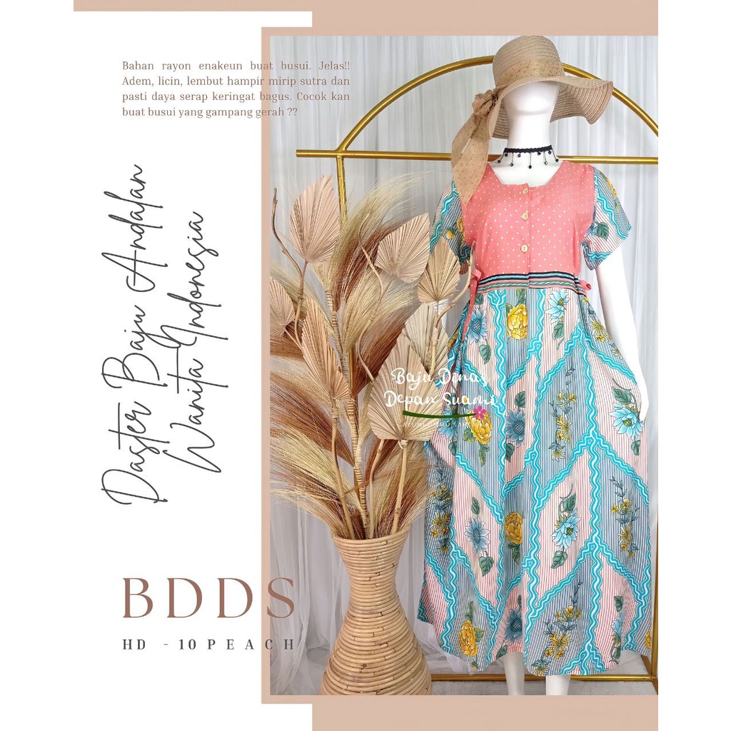 Daster wanita kekinian motif tribal HD 10 BDDS - Baju dinas depan suami - Daster premium best seller