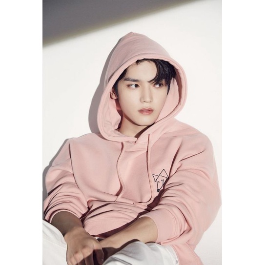 Hoodie TAEYONG RUBY (S - XXXXXL 6XL) Jaket Oversize Idol NCT Ruby Hoodie Jumbo BIGSIZE Korea Fashion BLush Pink Baby Pink Soft Pastel Color