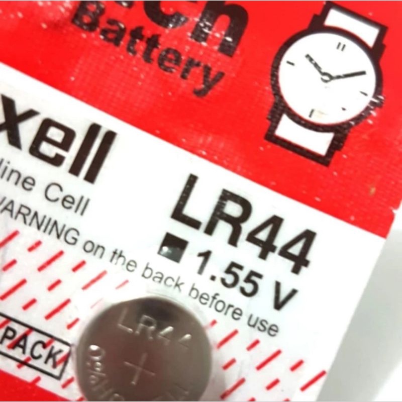 Baterai kancing Maxell 1.55V LR44 LR 44 jam watch Battery batre Asli