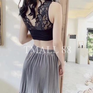 ♥TMALL88♥ Bra Wanita Fashion Korea Bra Renda Tanpa Kawat Lace Bra BH Karet B64