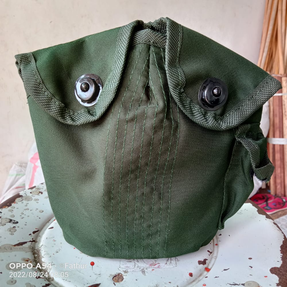 Tempat veples/peples - sarung veples/peples warna hijau tni