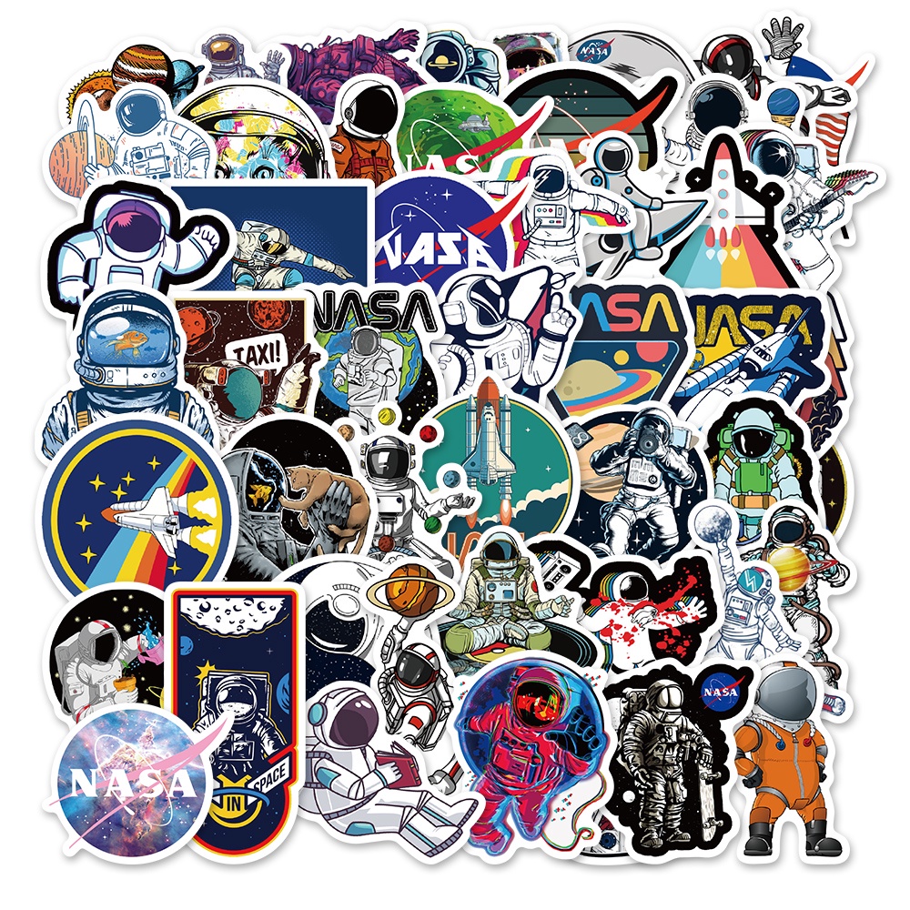 

Stiker Astronot Uvo isi 24/40 pcs