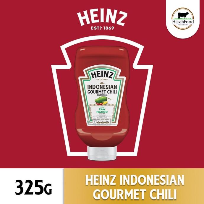 

HEINZ Saus Sambal Mangga | Indonesia Gourmet Mango Chili Sauce (325 g)