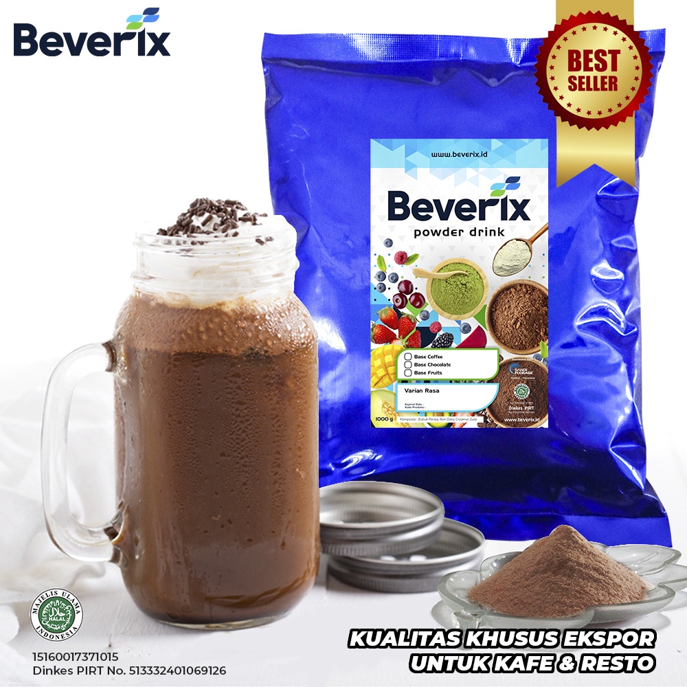

Bubuk Rasa Coklat Black choco/Dark Choco/Chocolate Pekat Premium Kemasan Kiloan Beverix Powder Drink