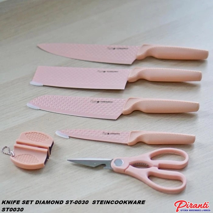 Steincookware Stein Knife Set Pisau Set Diamond