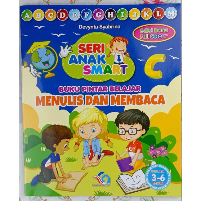 SERI ANAK SMART BUKU PINTAR BELAJAR MENULIS DAN MEMBACA TK/PAUD FULL COLOUR