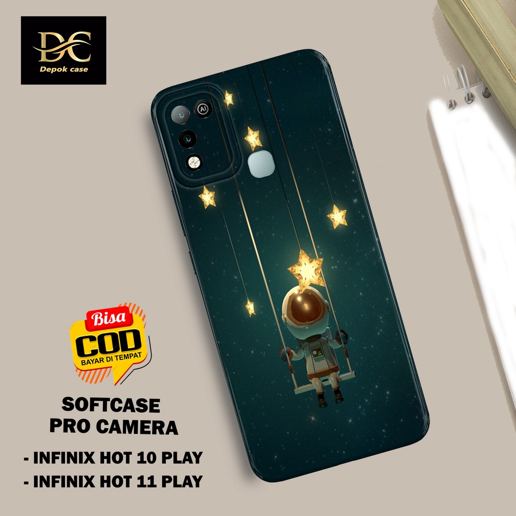Case Infinix Hot 10 Play / Infinix Hot 11 Play Terbaru - Fhasion Case ASTRONOT - Casing Hp Infinix H
