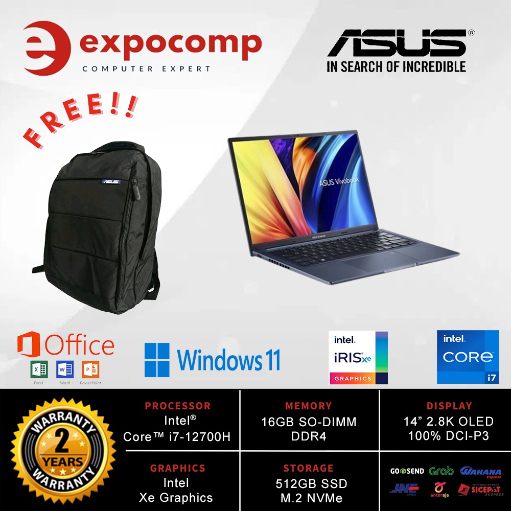 ASUS VIVOBOOK 14 A1403ZA-OLEDS753 BLUE CORE i7-12700