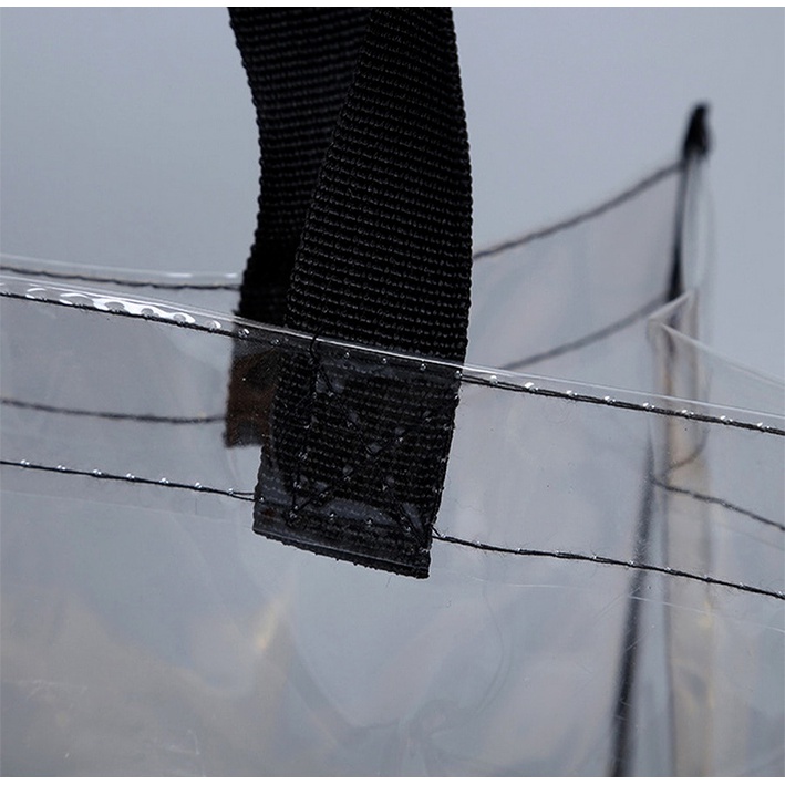 Tas Tote Bag Murah Wanita Premium Mika Bening Super Transparan Kapasitas Besar