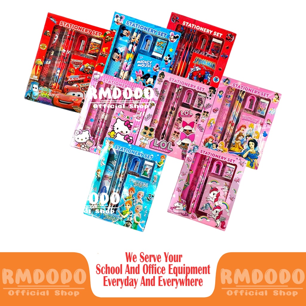 

Rmdodo - Stationery Set Fancy 608 / Paket Alat Tulis Set Karakter Murah Berkualitas Bisa Cod