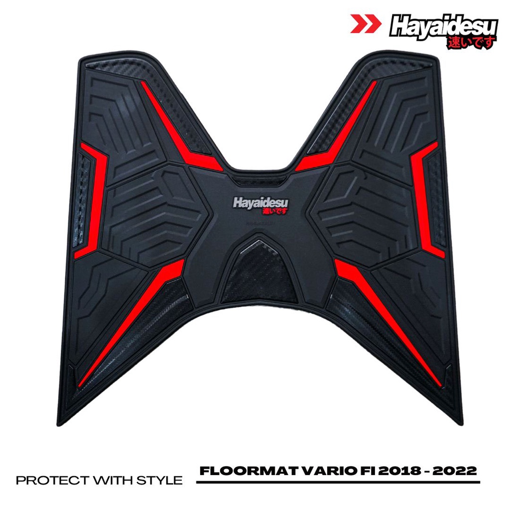 Karpet Floor Mat New Vario 125 & 150 (tahun 2018-2022) Aksesoris Variasi Modifikasi Motor Honda Vari