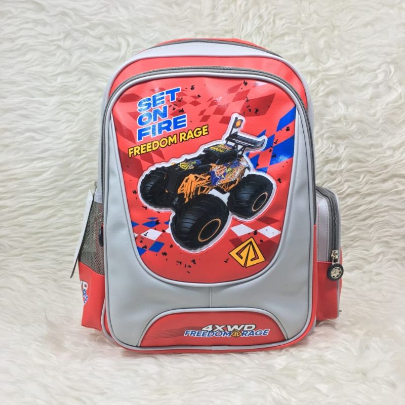 Tas ransel sekolah alto anak SD laki laki ransel karakter mobil anak anak