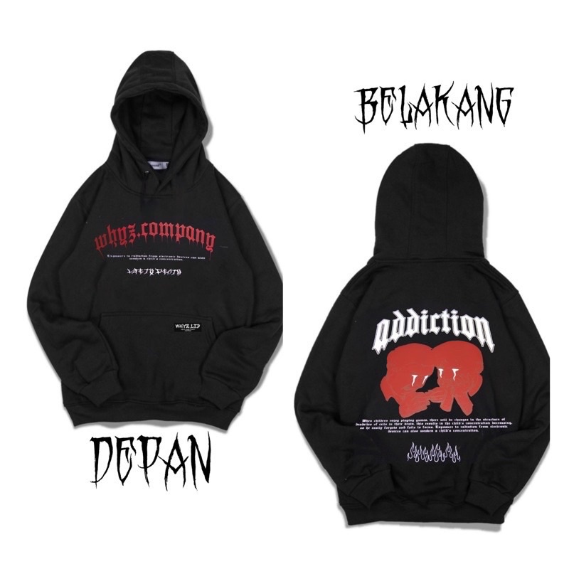 HOODIE PRIA AESTHETIC ORIGINAL ADDICTION WHYZ.LTD HOODIE WANITA