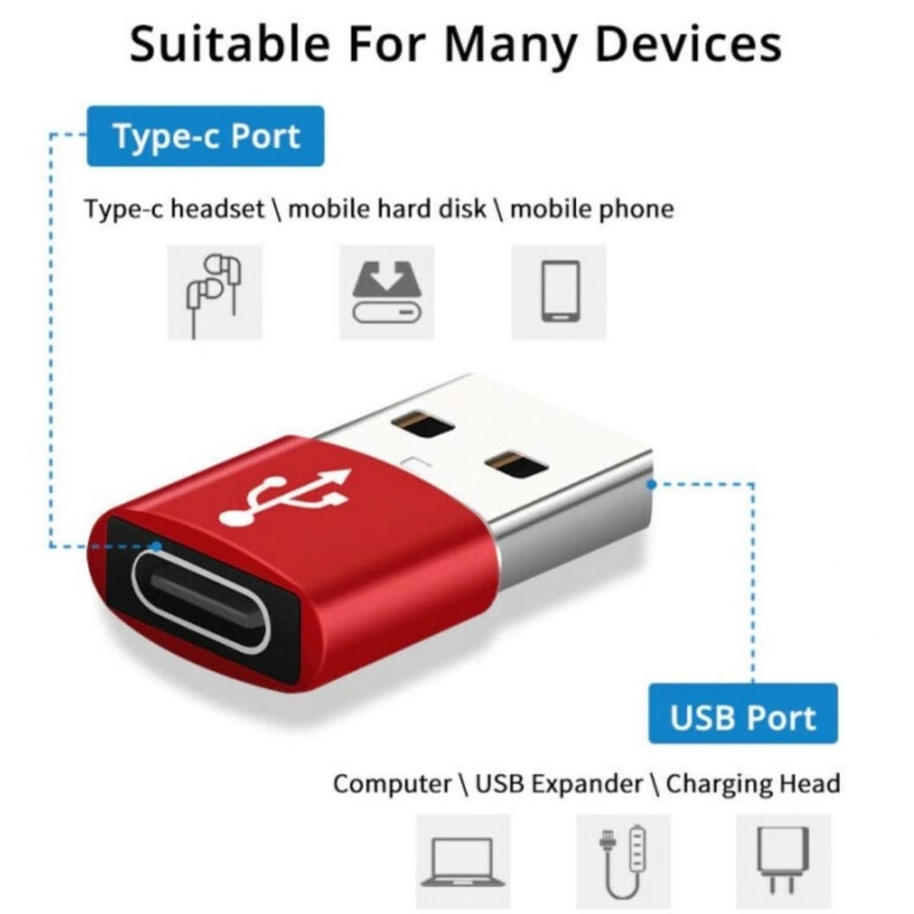 J431 ADAPTER 5A USB TYPE C UNIVERSAL JACK SAMBUNGAN CONVERTER CASAN JEK KONVER USB Type C kabel gadget port Transfer PENGHUBUNG CHARGER DATA driver adaptor MULTI KONEKTOR EXTENSION SAMBUNGAN FEMALE  otg extension konverter handphone splitter universal