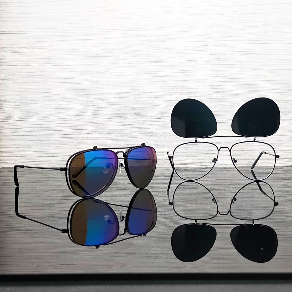 Frame kacamata Sporty design kekinian untuk Pria dan wanita model trendy / Clip On