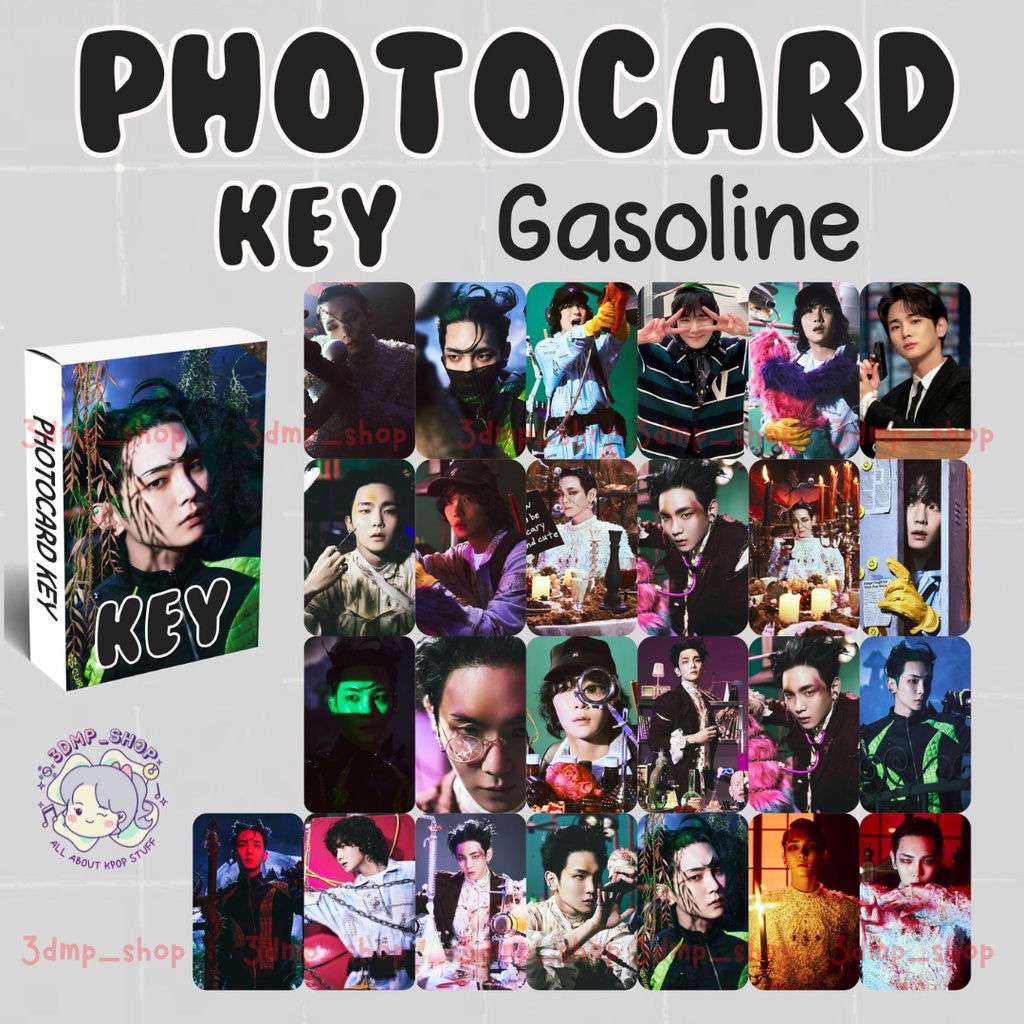 [25 lembar] Photocard photo card kartu lomo lomocard shinee atlantis kpop key gasoline