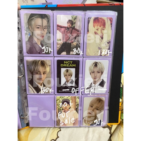 booked renjun sg18 mfal photocards
