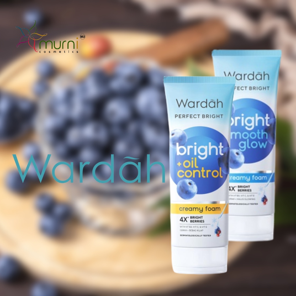 WARDAH PERFECT BRIGHT CREAMY FOAM 4X BRIGHT BERRIES  100ML