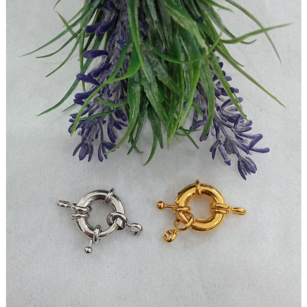 10 PCS PENGAIT KALUNG DAN GELANG BULAT 25X14MM