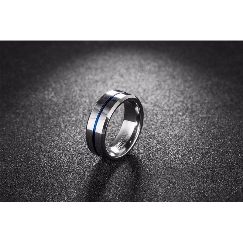 Cincin Bahan Stainless Steel Gaya Kasual Untuk Pria