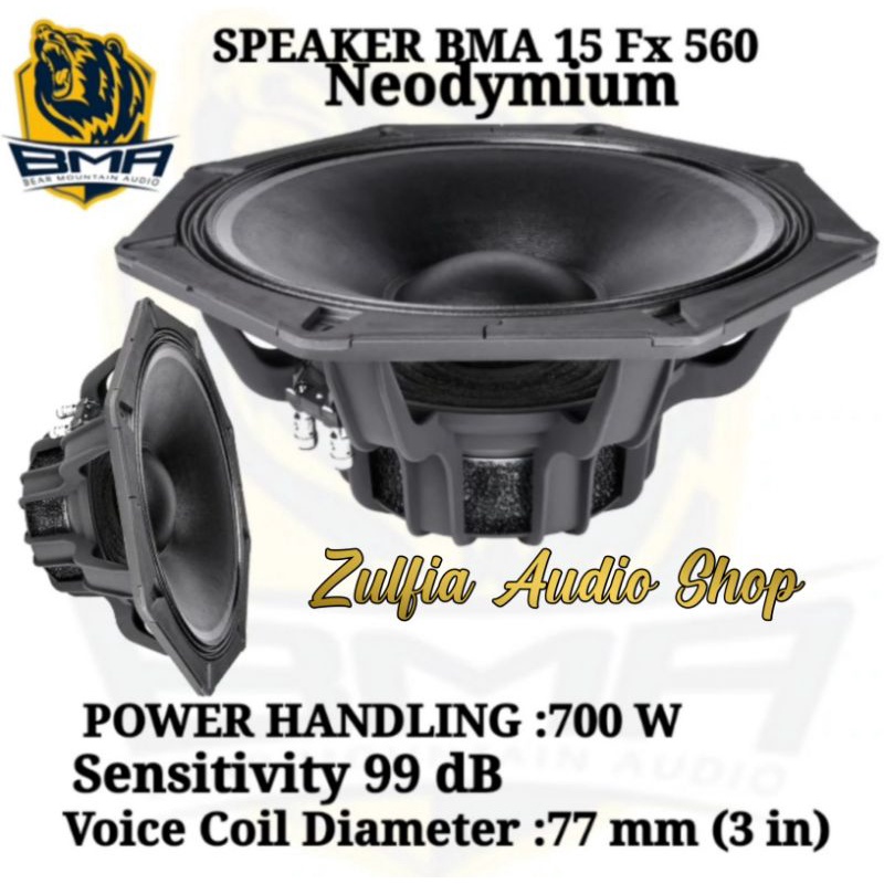 SPEAKER BMA 15 INCH SPIKER BMA FX 560 NEO ORIGINAL