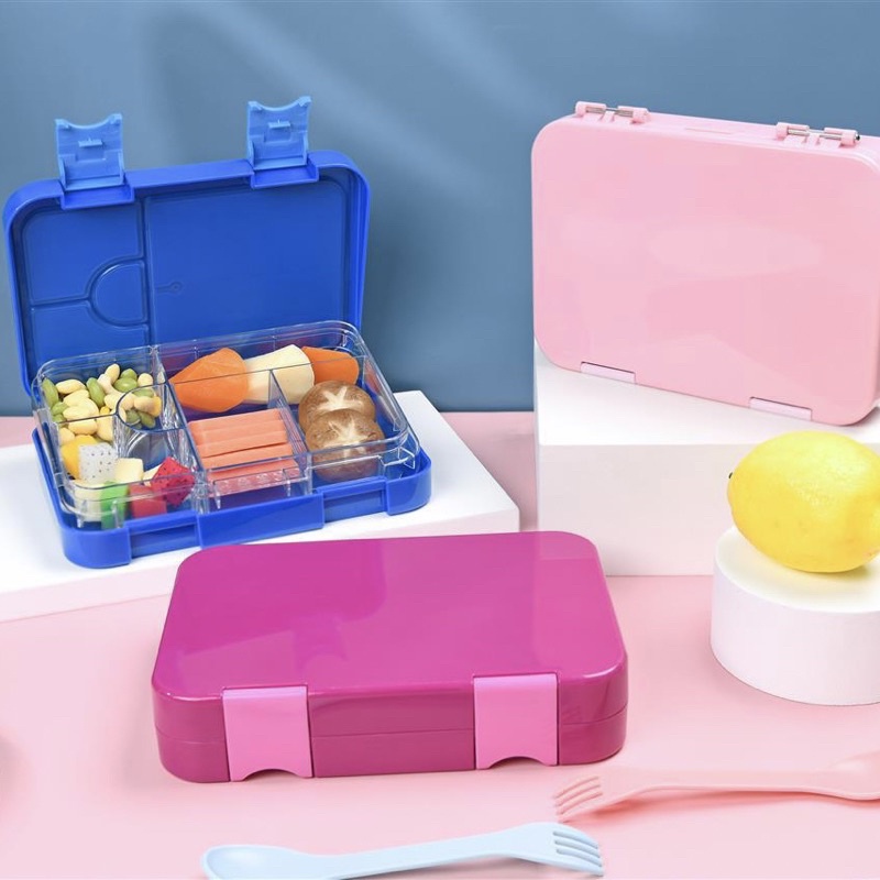 TRITAN LUNCH BOX BPA FREE CONVERTIBLE BENTO BOXES KOTAK MAKAN ANAK BAHAN AMAN