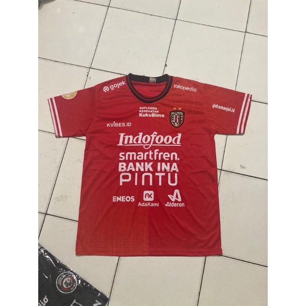 Jersey bola / atasan bola bali united grade lokal