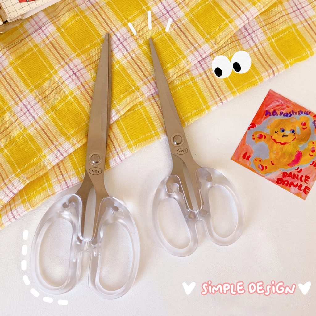 

SHINSDAY Gunting Kertas Transparan Aesthetic Scissors