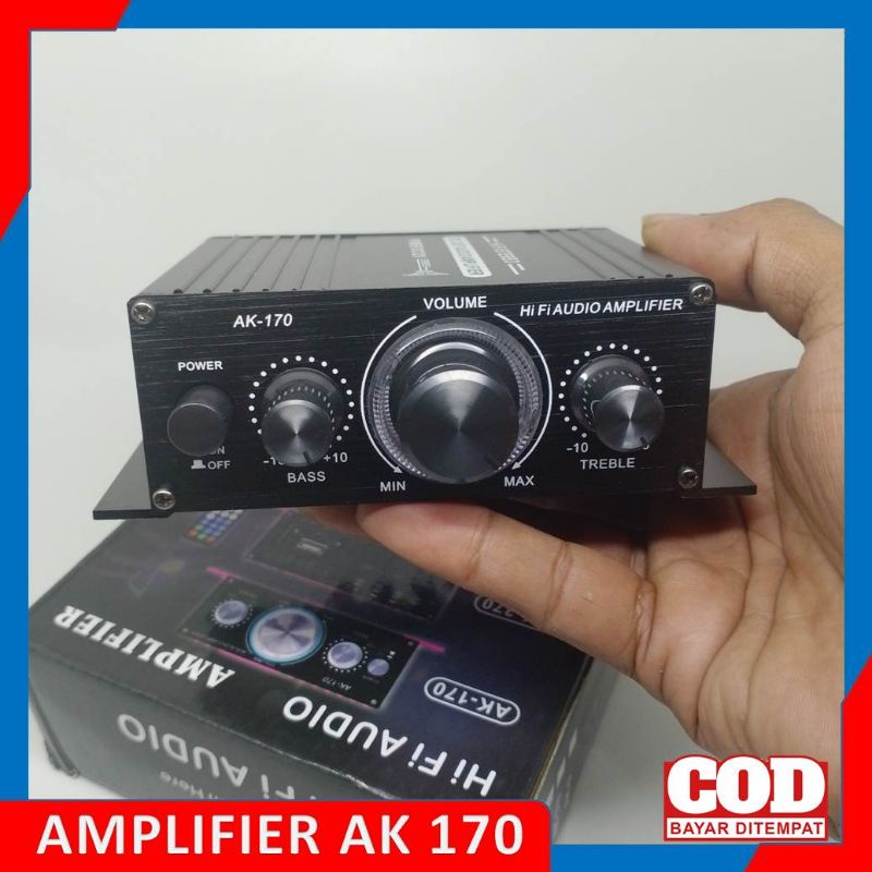 Jual Power Ampli Amplifier Mini Daya Watt Volt Penguat Suara Bass Treebel Untuk Speaker