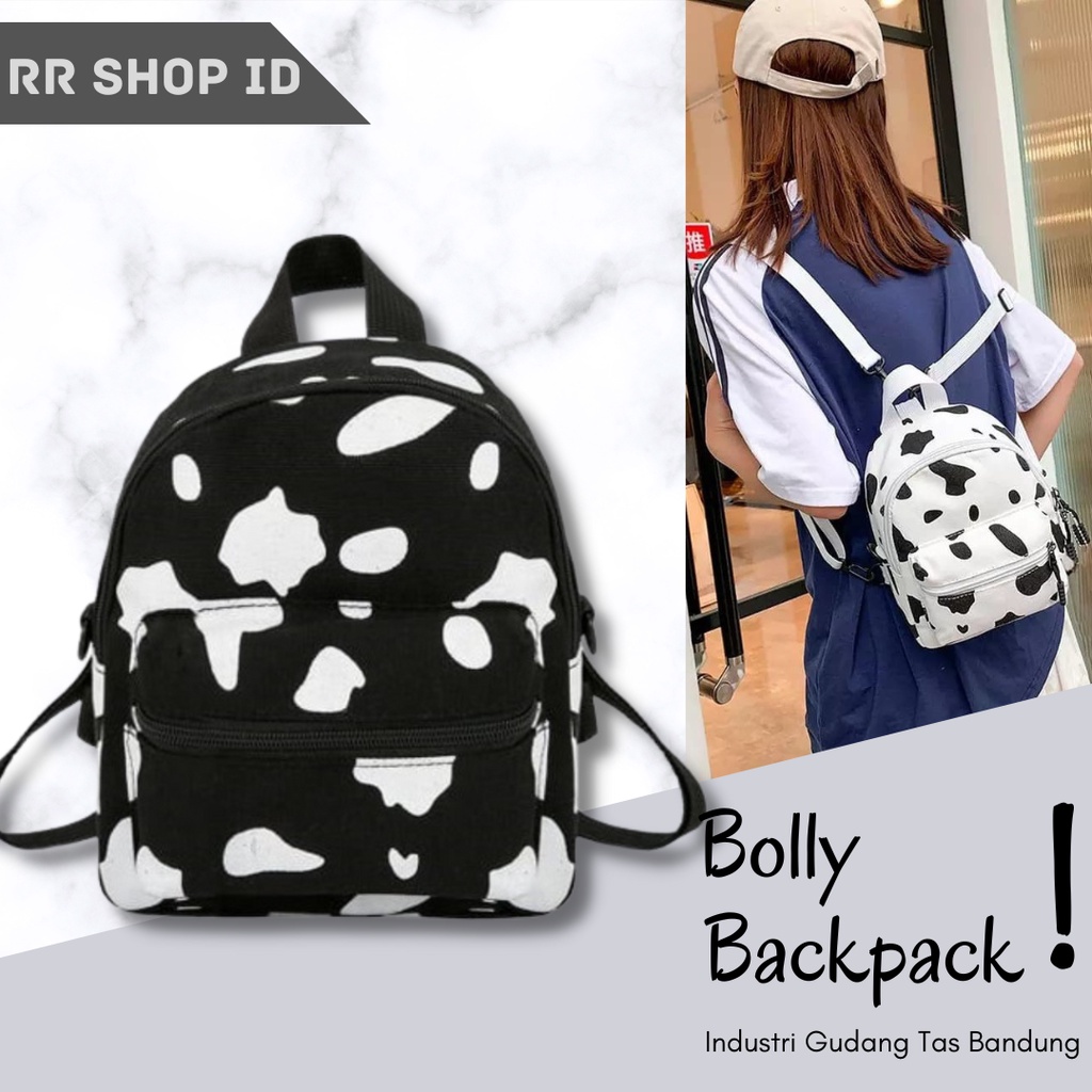 Tas Sekolah Kecil Remaja Wanita Korea BOLLY Backpack Gendong Korea Style Ransel Tas Punggung Mini Fa