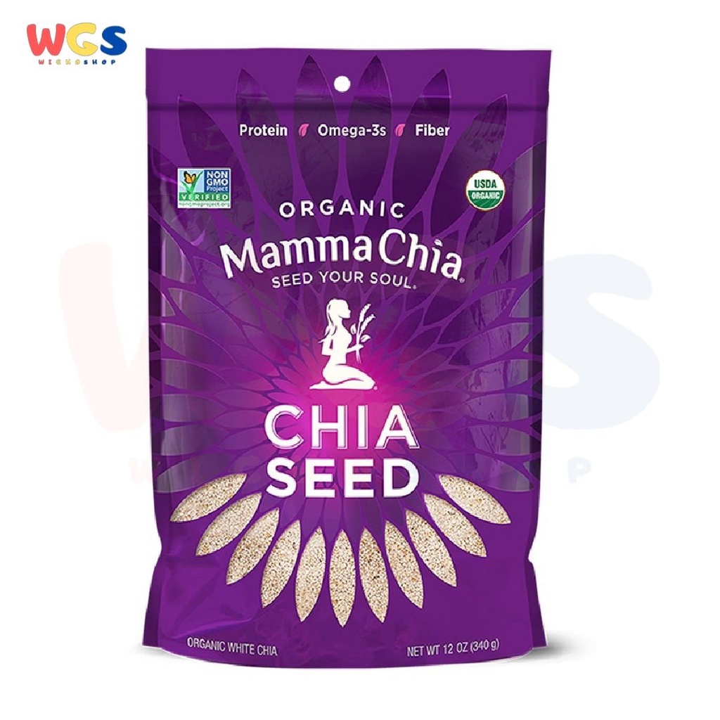 Mamma Chia Organic White Chia Seed USDA Organic 12oz 340g