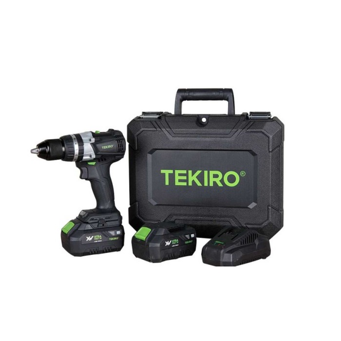 Tekiro Mesin Bor Baterai XV 20V Brushless 13MM Cordless Hammer Drill Mesin Bor Cas Tekiro Terbaru ku