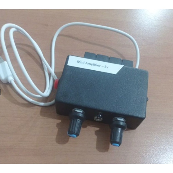 MURAH  Power Mini Amplifier Bluetooth stereo 2 potensio | 5V gratis kabel AUX Murah Terjangkau