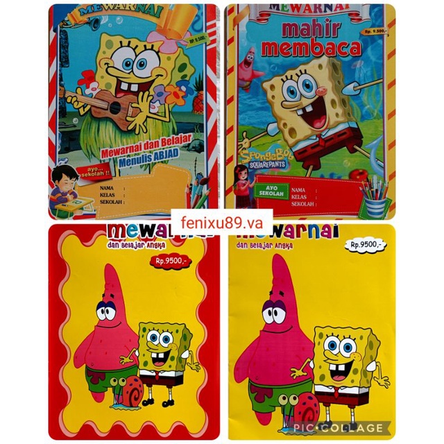 Buku Mewarnai Spongebob Jumbo