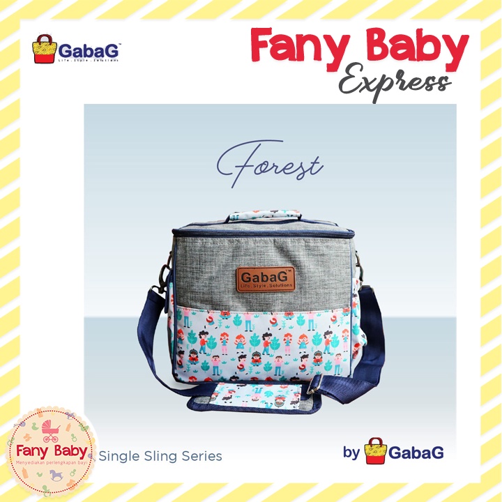 GABAG SLING SERIES - FOREST / COOLER BAG [FREE ICEL GEL 2 PACK]