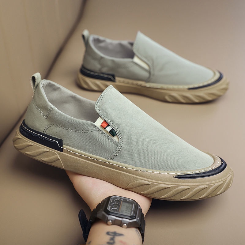 Sepatu Pria Slip On Import - 119543 - Sepatu Sporty Trendy Termurah Shoes Casual Fashion Cowok