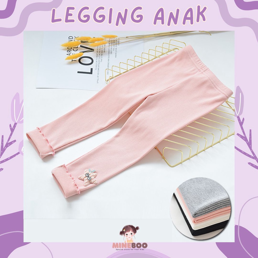 mineboo SMILESTAR legging anak perempuan 1-6 tahun motif bintang