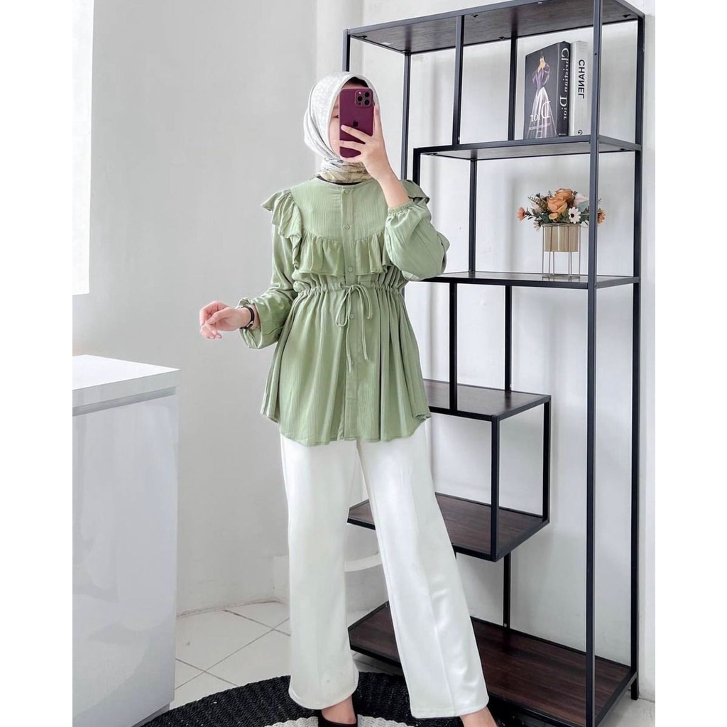 AIKO BLOUSE WANITA PREMIUM RAYON ORIGINAL100% HIGH QUALITY100%