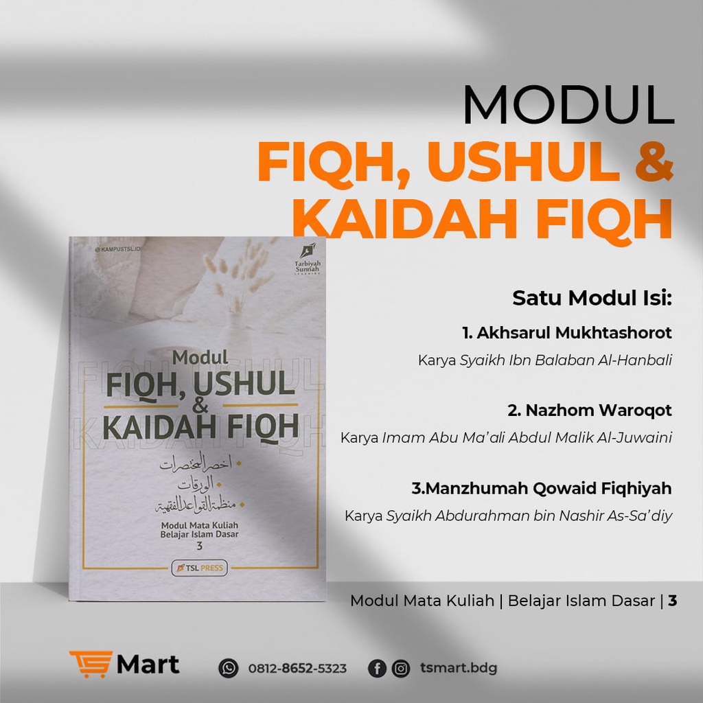 Jual Buku Modul Fiqh Ushul And Kaidah Shopee Indonesia