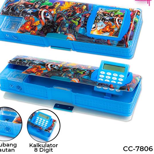 

V-OST> ♫> Tempat Pensil Magnet Karakter + Kalkulator / Kotak Pensil CC-7806 pasti dikirim>