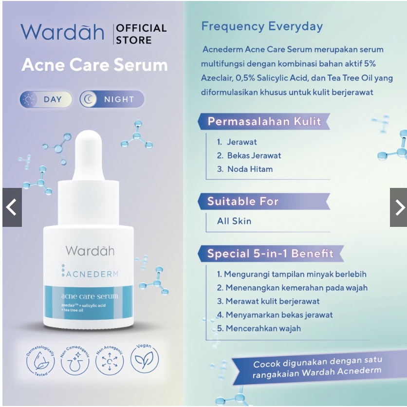 Wardah Acnederm Acne Care Serum 15 ml