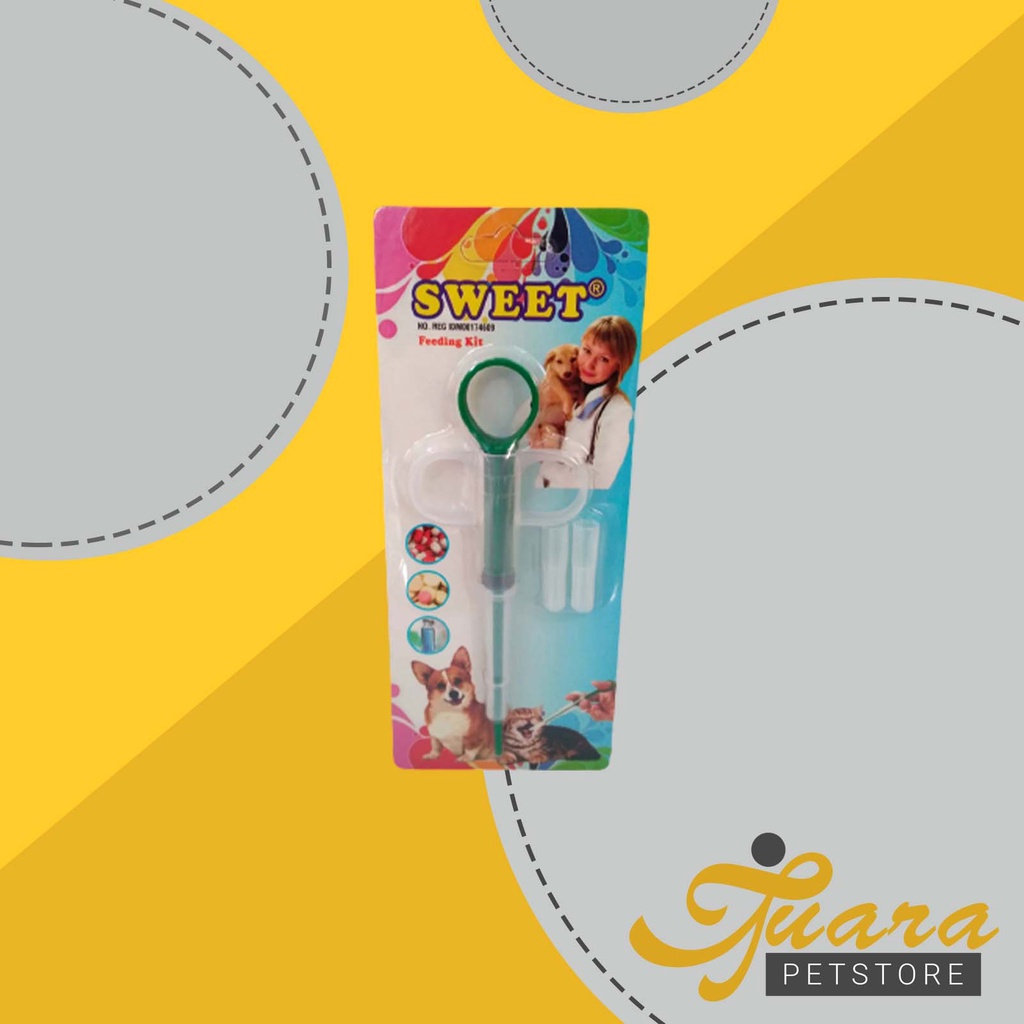 Plontar Obat tablet pet feeding kit anjing kucing hewan peliharaan