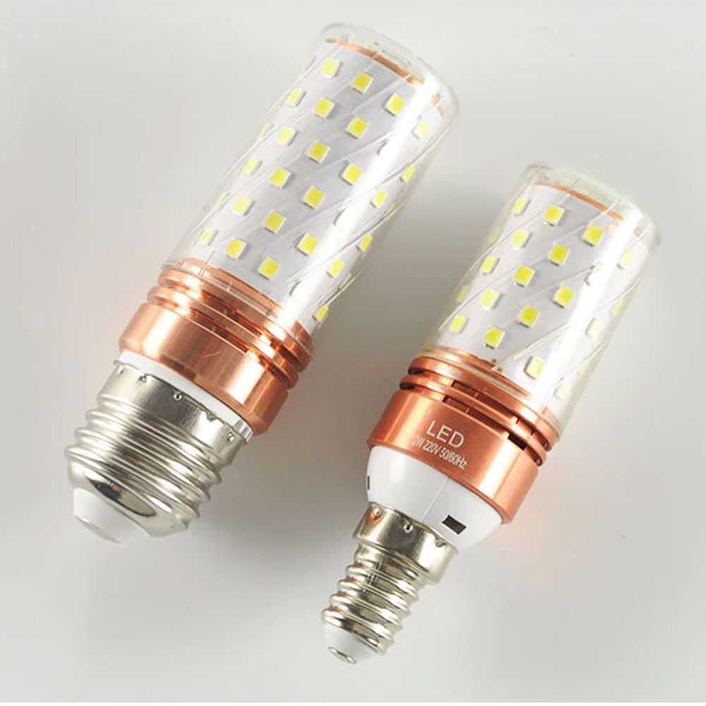 Lampu Bohlam LED Lampu Ruangan Rumah Led Corn Light Bulb E27 12W 60 LED Cool White