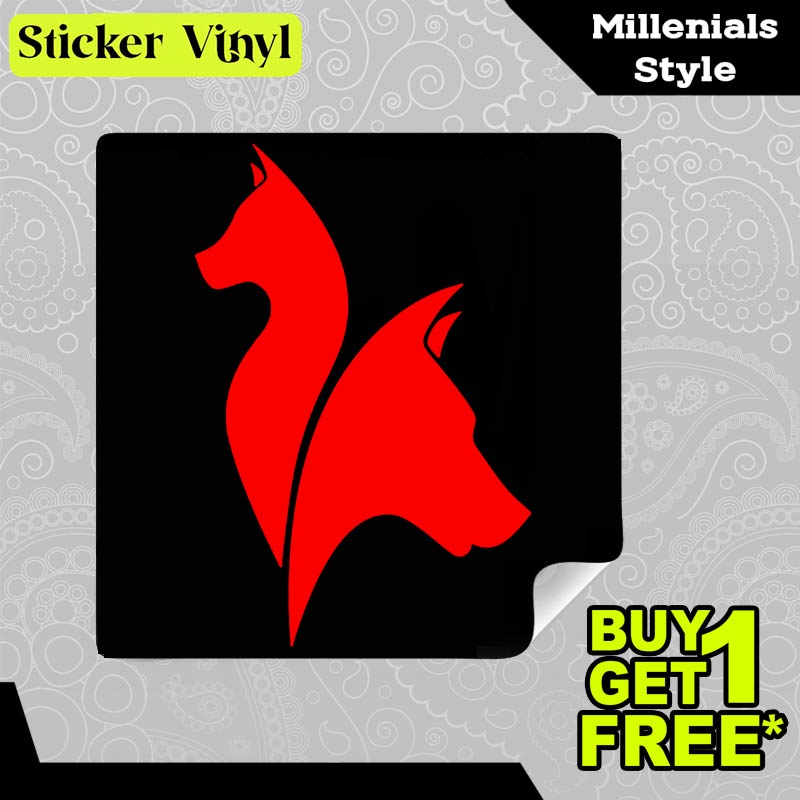 

Stiker Sticker Cat & Dogs Gambar Unik Desain Keren dan Kekinian Aesthetic Bahan Vinyl Satuan Anti Air