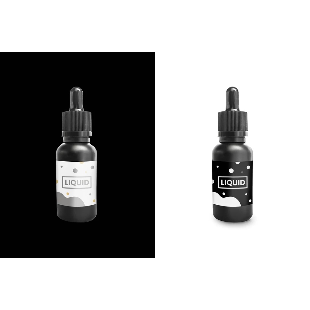 Dark Clear Dropper Bottle Mock Up