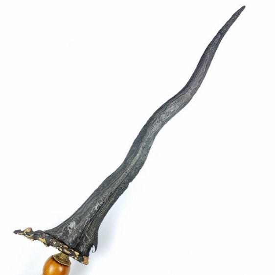 Keris Pandawa Lare Kinatah Emas