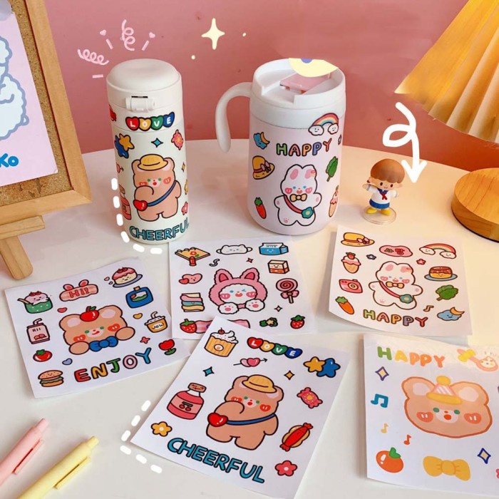 

Online Murah Shop Stiker Lucu Imut Beruang Kelinci Dekorasi / Sticker Case HP / Sticker Aesthetic